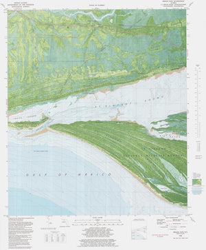 Indian Pass Florida Map - 1982