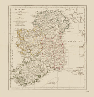 Ireland Map - 1786