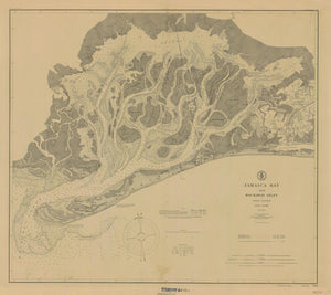 Jamaica Bay & Rockaway Inlet Map - 1903