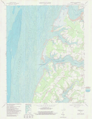 Jamesville Virginia Map - 1968