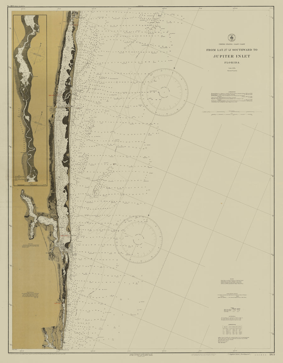 Jupiter Inlet Map - 1931