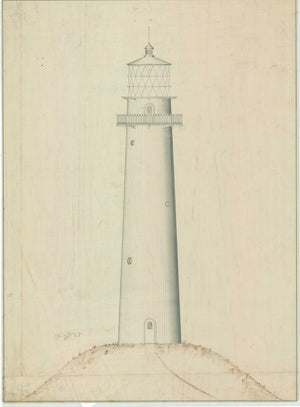 Jupiter Inlet (FL) Lighthouse Illustration