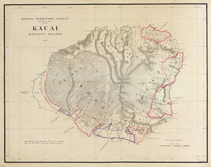 Kauai Map - 1903