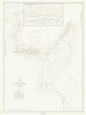 Keweenaw Waterway - Torch Lake - Map - 1952