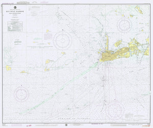 Key West Map - 1975