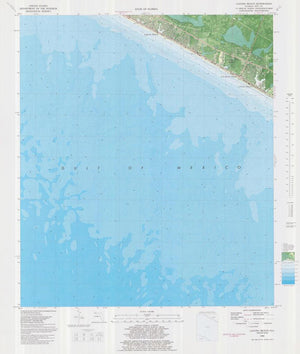 Laugna Beach Florida Map - 1982