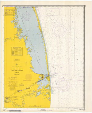 Laguna Madre - Southern Part Map - 1967