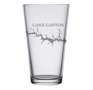 Lake Gaston, VA Map Glasses