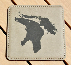 Great Lakes Coaster Set - Light Brown