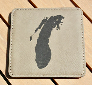 Great Lakes Coaster Set - Light Brown