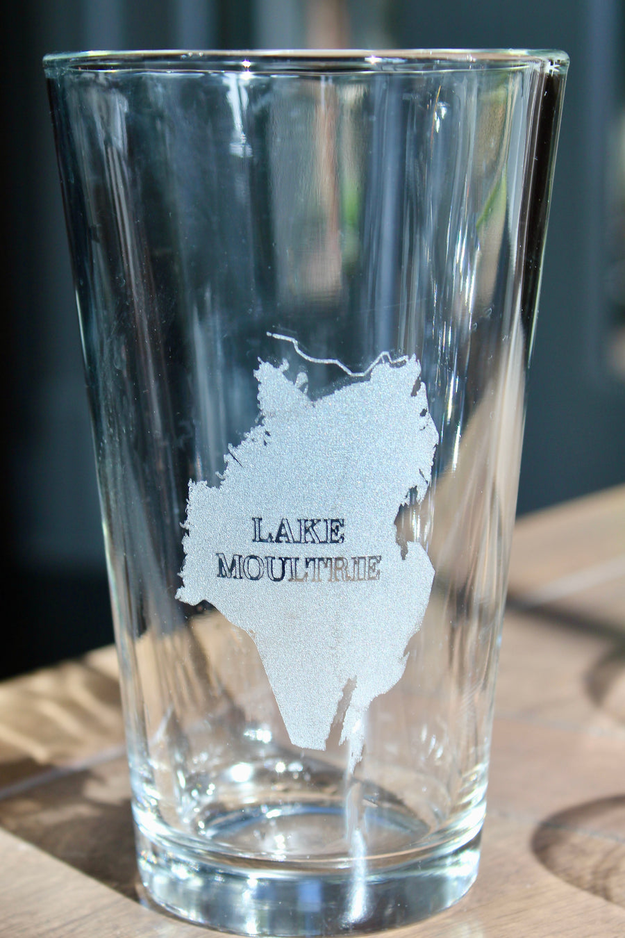 Lake Moultrie (SC) Map Glasses