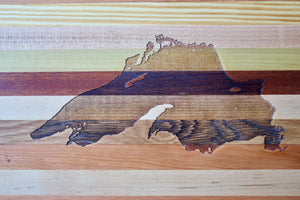 Lake Superior Map Engraved Wooden Serving Board & Bar Board
