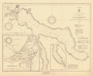Lake Charlevoix Map - 1931