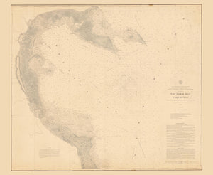 Lake Huron - Thunder Bay Map - 1858
