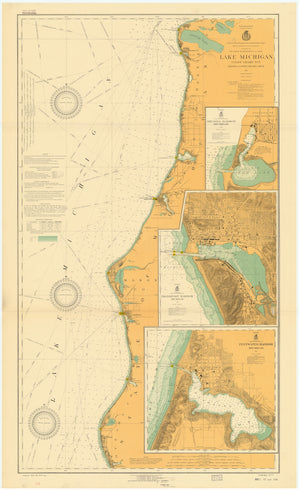 Lake Michigan - Benona to Point Betsie - 1927