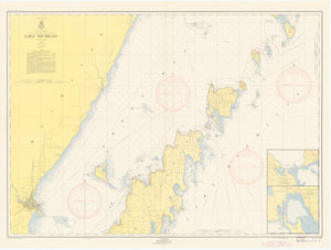 Lake Michigan- Chart 702 - 1954