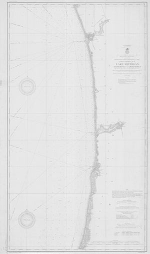 Lake Michigan - Eastern Shore - South Haven to Grand Haven Map - 1905