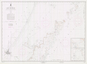 Lake Michigan - Green Bay Map - 1960
