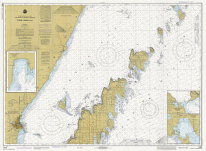Lake Michigan - Upper Green Bay Map - 1982
