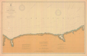 Lake Ontario - Little Sodus Bay to Charlotte Map - 1906