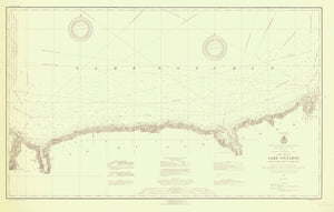 Lake Ontario - Little Sodus Bay to Charlotte Map - 1924