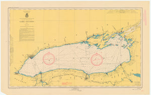 Lake Ontario Map - 1948