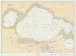 Lake Pontchartrain Map - 1934