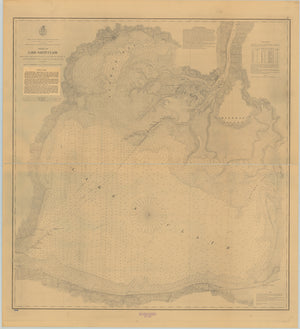Lake St. Clair Map - 1899
