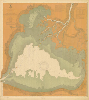 Lake St. Clair Map - 1903