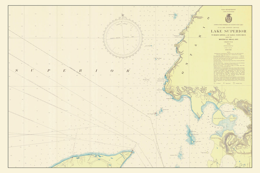 Lake Superior - Batchawana Bay Map