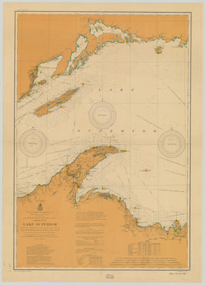 Lake Superior - Keweenaw Point Map - 1905