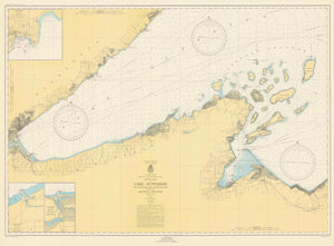 Lake Superior West End Map - 1948