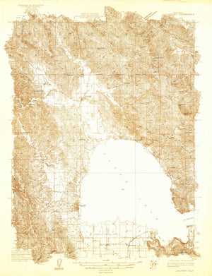 Lakeport California Topographic Map 1983