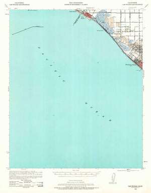 Las Bolsas California Topographic Map 1941