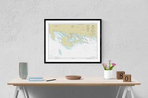 Les Cheneaux Islands - Lake Huron Map - 1986