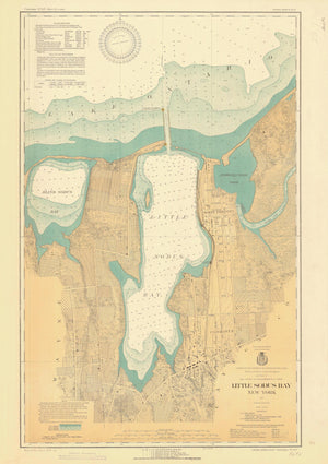 Little Sodus Bay Map - 1930