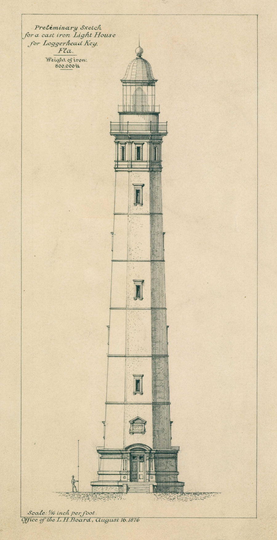 Loggerhead Key (FL) Lighthouse - 1876