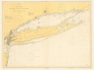 Approaches to New York & Long Island Map - 1941