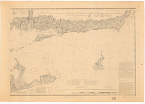 Long Island Sound (Eastern Part) Map - 1878