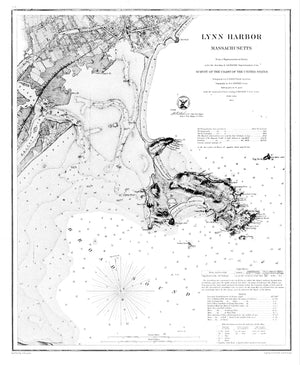 Lynn Harbor Map - 1859