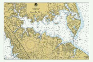 Magothy River Map - 1977