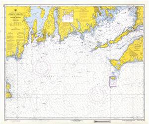 Martha's Vineyard to Block Island Map - 1969
