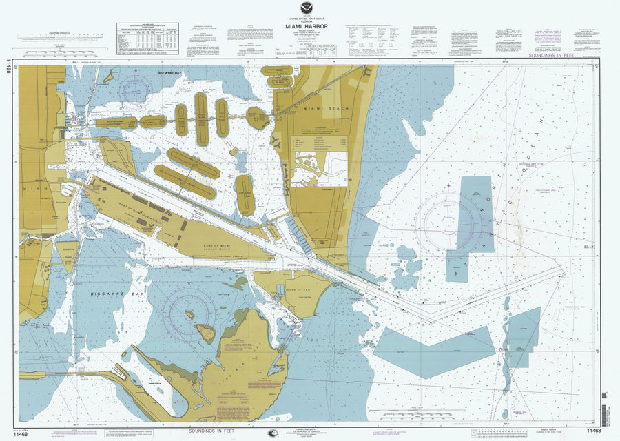 Miami Harbor Map - 1998