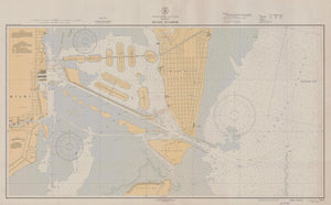 Miami Harbor Map - 1936