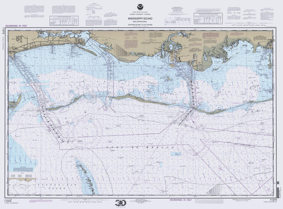 Mississippi Sound Map - 2000