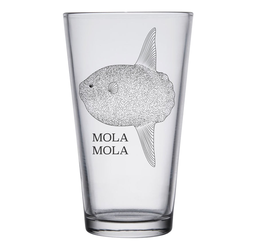 Mola Mola - Ocean Sunfish  - Engraved Glasses