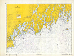 Monhegan Island to Cape Elizabeth Map - 1967
