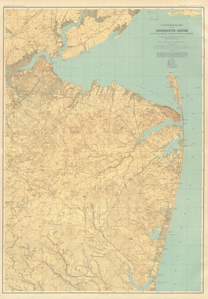 Monmouth Shore Map - 1886