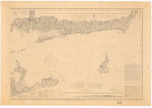 Montauk to Block Island Map - 1878