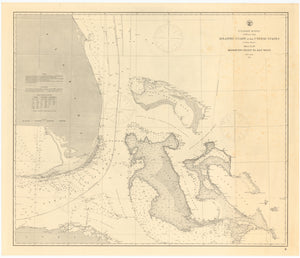 Mosquito Inlet to Key West Map 1863